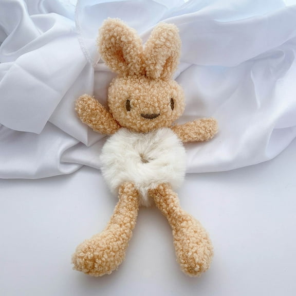 Multicolor Headband for Women Hair Scrunchies Velvet Elastic Hair Bands Women Fashion Plush Hair Tie Cute Bear