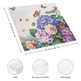 thumbnail image 3 of Qinduosi Hydrangea Cocktail Beverage Cloth Napkins Decorative Flower Dessert Drink Appetizer Cloth Napkins for Spring Summer Floral luncheon Wedding Tea Party Birthday Bridal Baby Shower Dinner 4 PCS, 3 of 7