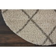 thumbnail image 3 of Nourison Brisbane Trellis Cream 5' x ROUND Area Rug, (5 Round), 3 of 4