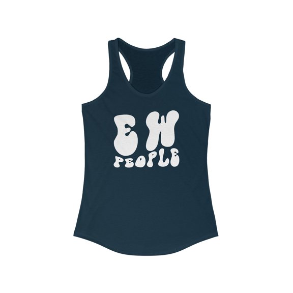 Ew People Antisocial Introvert Tank Top Gifts Shirt Womens Sleeveless