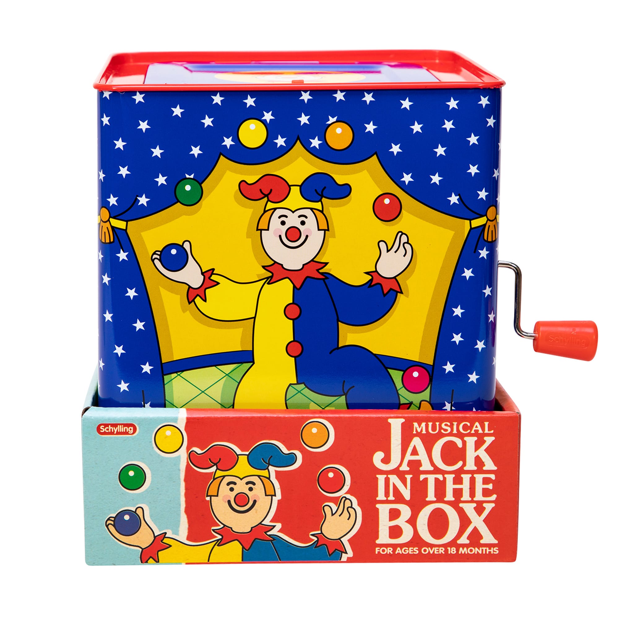 Schylling Toys Classic Jester Jack in the Box #JJB