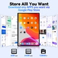 thumbnail image 6 of VEAT00L Tablet,10.1" Android Tablet with Octa-core Processor 6GB RAM 64GB ROM HD IPS Touchscreen 8H Battery, Wi-Fi 6, BT 5.0, Dual Camera., 6 of 8