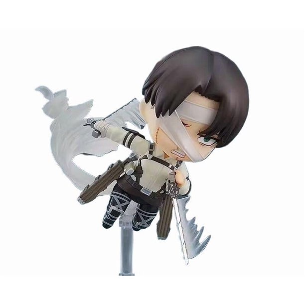 Attack on the Giant Final Edition: Captain Liwei 2002 # Q Version Clay Mobile Doll Box Set Handmade
