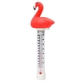 thumbnail image 5 of Miulika Floating Pool Thermometer Flamingo Gauge -10  degreeC to 5C/F to 12F with String Water Thermometer for Tank Pond, 5 of 9