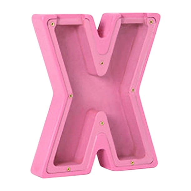 Hucha de madera personalizada para niños | Hucha con nombre y letras (26 letras del alfabeto) | Hucha educativa para niños y niñas | Decoración para dormitorio y sala de estar