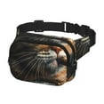 thumbnail image 2 of Rateoe Dapper Cat in Sunglasses Print Fanny Pack Belt Bag for Women and Men, Square Double-Layer Waterproof Waist Pack with Adjustable Strap for Hiking, Jogging, Cycling, 2 of 9