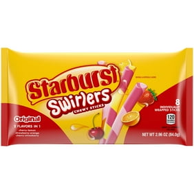 Starburst Swirlers Sticks Chewy Candy, Share Size - 2.96 oz Bag