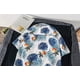 thumbnail image 3 of Camisas De Vestir Para Hombre Camisas florales hawaianas para hombre, camisas de algodón con botones para vacaciones tropicales en la playa con bolsillo (Navy, 3XL), 3 of 6