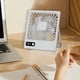 thumbnail image 4 of Ventilador portátil recargable con pantalla LED - Ventilador de escritorio plegable ajustable de 5 velocidades a 180° para viajes en casa y uso al aire libre, 4 of 9