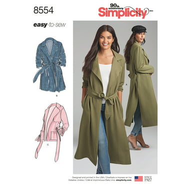 Simplicity Misses' Size 10-18 Pants, Vest, Jacket & Jumper Pattern, 1 ...