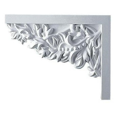 

9 In. W X 7.25 In. H X .75 In. P Architectural Attica Small Stair Bracket Left