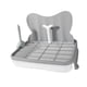 thumbnail image 1 of Caja de arena para perros y cachorros con malla antisalpicaduras, portátil gris, 1 of 9