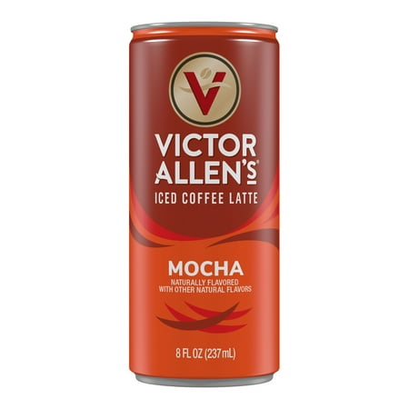 Victor Allen's Mocha Ready-to-Drink Iced Coffee Latte, 8 fl oz