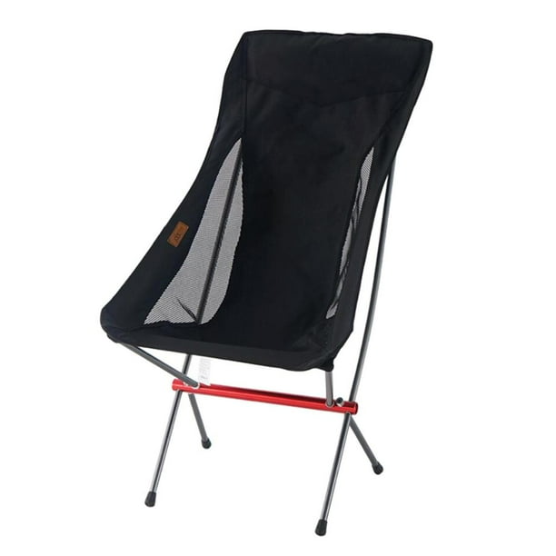 Silla de Camping Portátil Plegable DYNWAVEMX con Bolsa de Transporte 150KG Negra