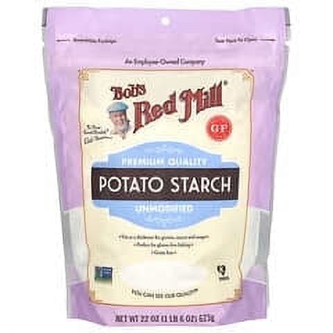 Bob's Red Mill, Potato Starch, Unmodified, Gluten Free, 22 oz (623 g) Pack of 3