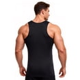 thumbnail image 3 of Men's Ribbed Tank Tops Gym Bodybuilding Workout Shirt Fitness Y-Back Muscle T Shirts 3XL, 3 of 6