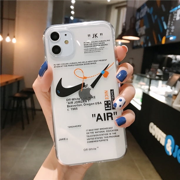 Para iPhone 6 6s 7 8 Plus 7 8 SE 2020 X XS XR Max 11 11 Pro Trendy Air Jordan Broken Case Clear Soft Silicone Funda
