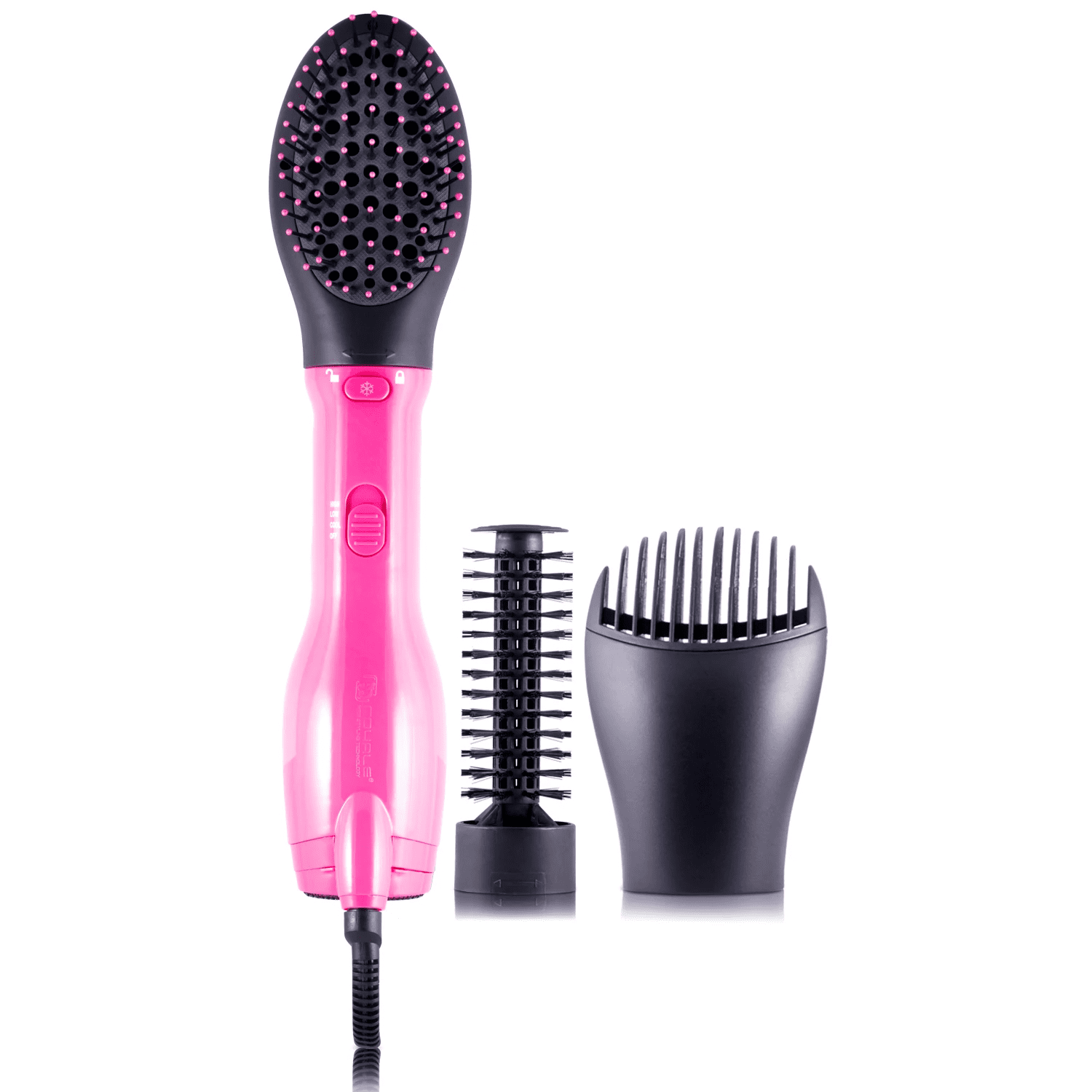 Royale 4-in-1 Interchangeable Blower Brush Set w/ Volumizing  display picture 1