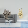 thumbnail image 2 of CoudarTitie Modern Owl Finger Gesture Sculpture Tabletop Ornament Creative Animal Statue for Living Room Office Cabinet Shelf Decoration, 2 of 8