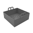 thumbnail image 2 of Ludlz Folding Rectangle High Temperature Resistant Baking Tray with Handles Silicone Pot Air Fryers Oven Cooking Tool Kitchen Accessories, 2 of 8