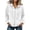 White, variant on Smsaxvxz Women Zip Hoodies Fall Fashion Solid Long Sleeve Jacket Loose Fit Jacket Coat White XL