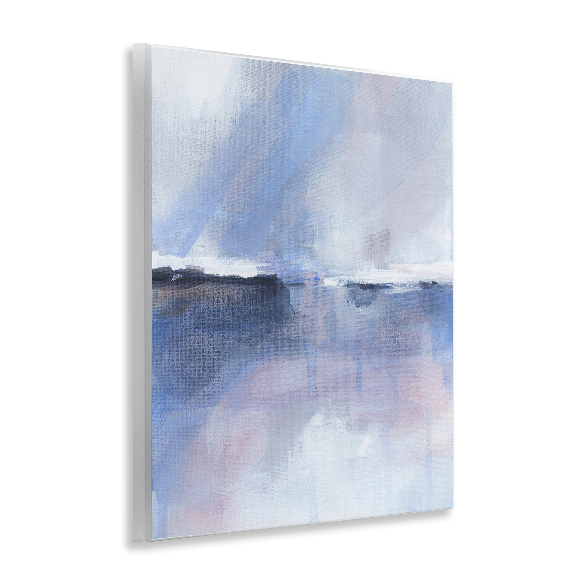 Stupell Industries Subtle Landscape Abstraction Abstract Painting Unframed Art Print Wall Art, 11 x 14