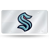 Seattle Hockey Kraken Acrylic License Plate Laser Tag