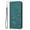 Darkgreen, variant on for iPhone 7 / 8 / SE 2022 & 2020 Wallet Case with Hand Strap, RFID Blocking Credit Card Holder, PU Leather Magnetic Folio Flip Kickstand Protective Shockproof Cover Women Phone Case,Blue