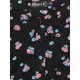 thumbnail image 4 of Día de San Patricio Vestido Sin Mangas Con Cinturón Estampado Por Encima De La Rodilla Con Media Tapeta Para Mujer Negro, Floral S, 4 of 7