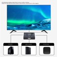 thumbnail image 4 of 3 Way HD Multimedia Interface Selector, Compact Professional HD Multimedia Interface 2.0  4K 60HZ AV Synchronization  for DVD Player for AV Receiver, 4 of 7