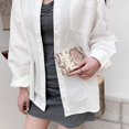 thumbnail image 3 of Bolsa Moda mujer PU serpiente patrón monedero cartera pequeño de embrague (marrón) Likrtyny Para Estrenar, 3 of 9
