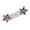 Multicolour, variant on 6-Pack Star Rhinestone Hair Comb,Stretchable Metal Flyaway Hair Fixer,Decorative Hair Barrettes,5.5"(Black)