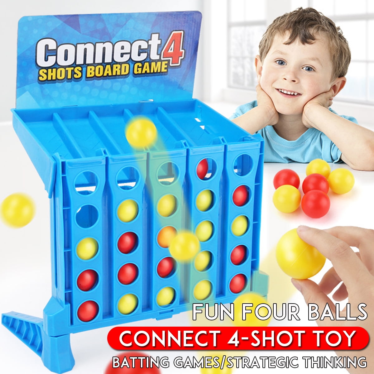 Connect 4 Board Game Toy Kids Parent Family Interactive Toys ...