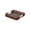🔥 Brown_Base#1064, variant on Handwoven Storage Tray Imitation Woven Serving Basket with Handles Plastic Decorative Fruit Table Organizer Square Flat Base 26 x 26 x 4 cm