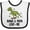 White and Black, variant on Inktastic Nana and Papa Love Me Dinosaur Grandson Boys Baby Bib