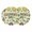 Green, variant on Sage Green Children's Day Round 13 Inch Placemats Set of 2, Car Tree Stars Modern Abstract Art HeatResistant Non Slip Place Mats for Dining Table, Wipeable Braided Kitchen Table Mats for Housewarming