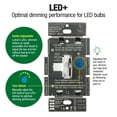 thumbnail image 2 of Interruptor de intensidad Lutron Toggler LED+ de 150 W, unipolar y 3 vías, paquete de 3, 2 of 9