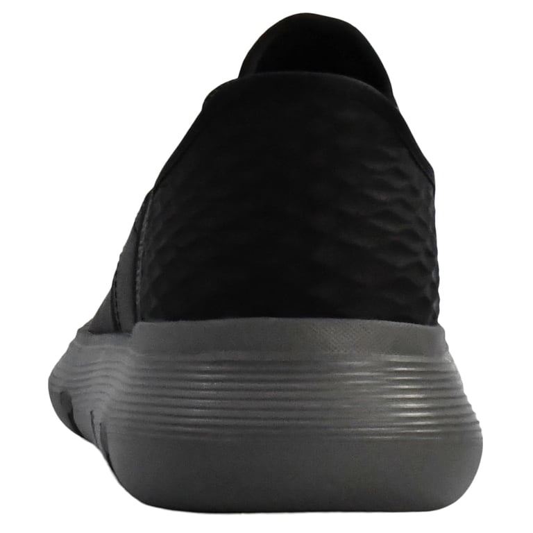 Skechers, Slip On Shoes, Garza Gervin, Leather Upper Black