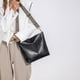 thumbnail image 2 of Bolso Mujer Vintage Hombro PU Cuero Crossbody Lady Bucket Negro FLhrweasw Nuevo, 2 of 8