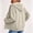 Beige, variant on Lutiedan Womens Sherpa Fleece Jacket Zip up Thick Warm Hooded Jacket Long Sleeve Casual Fall Winter Coat with Pockets S-3XL