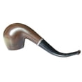 thumbnail image 3 of Pipa de tabaco con pulido de alto estándar, pipa para fumar de madera con soporte para pipa de tabaco, diseño doblado clásico, pipas de tabaco de palisandro para fumar, 3 of 5