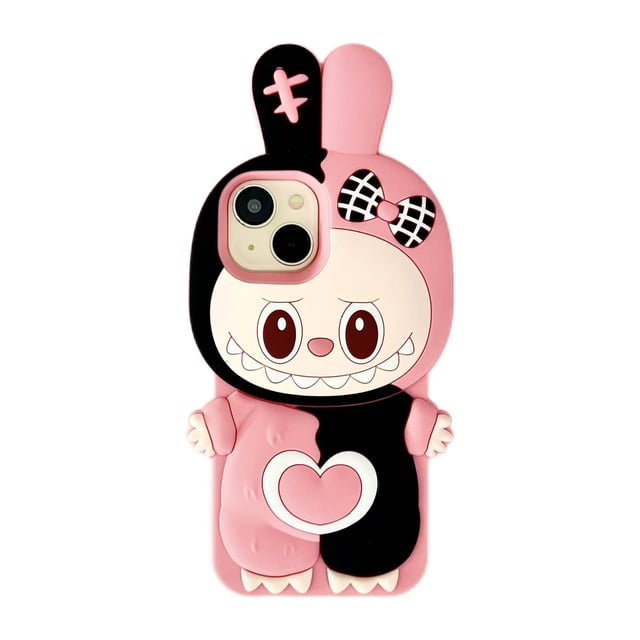 Funda de teléfono ANYRIX Cute Cartoon 3D TPU de silicona para iPhone 16
