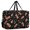 Football Arrow Black Pattern, variant on Football Arrow Black Pattern Foldable Travel Duffel Bag, Weekend Overnight Bag with Front Pocket & Trolley Strap, Foldable Design Gifts for Birthday Christmas Thanksgiving,17.7 X 6.3 X 12.6 Inches