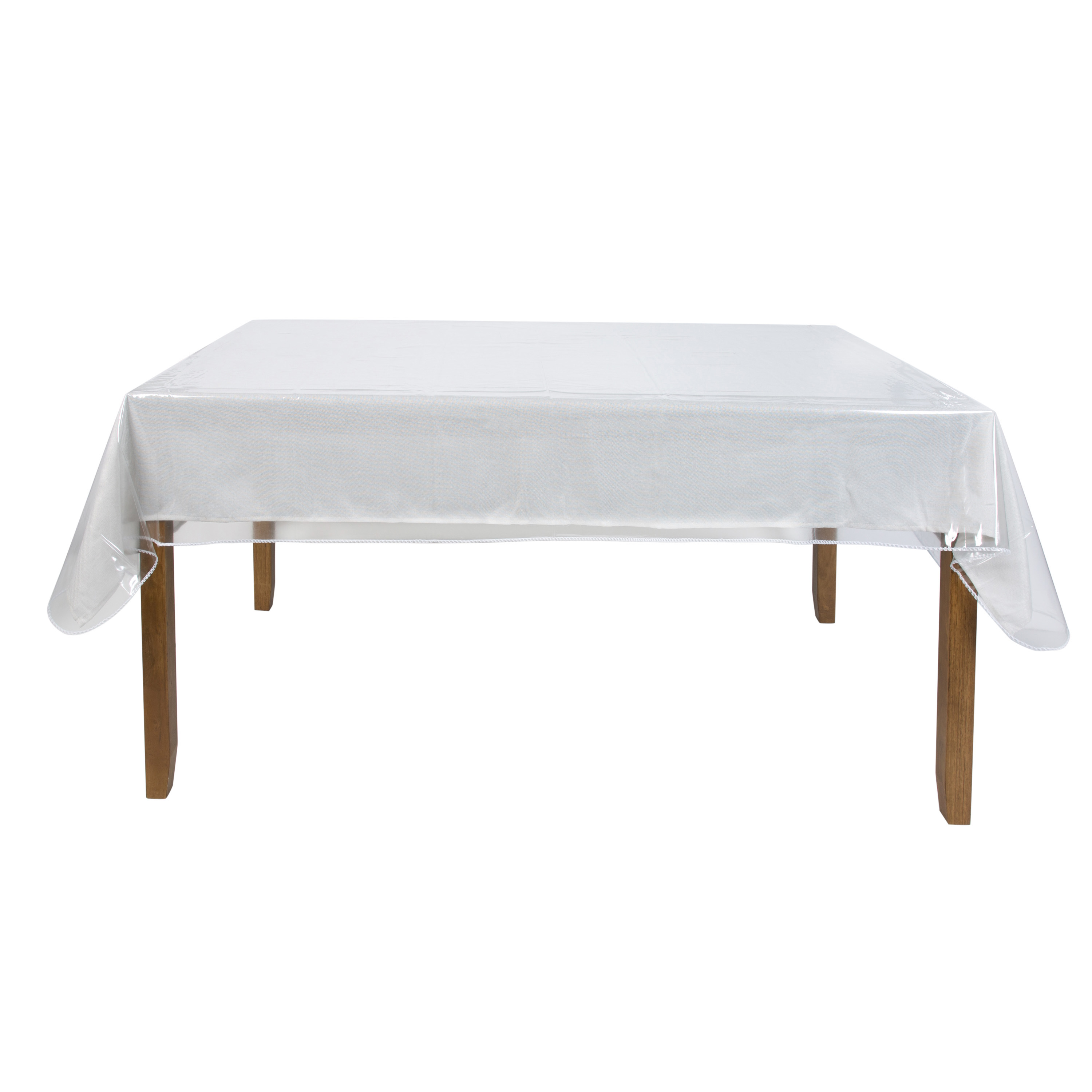 Home Details 70" Crystal Clear Tablecloth Protector