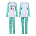 thumbnail image 6 of Qiylii Christmas Family Matching Pajamas, Cartoon Snowman Pullover, Pants, 6 of 7