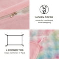 thumbnail image 5 of EMME Faux Fur Duvet Cover Queen Size, 3 Pieces Ultra Soft Fluffy Comforter Cover, Cozy Warm for Winter, Luxury Shaggy Bubble Bedding Sets , 1 Duvet Cover & 2 Pillow Shams (Queen, Rainbow)), 5 of 5