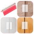 thumbnail image 1 of HONMEET 5Pcs Small Door Hinges Transparent Rectangular for Furniture Assembly, 1 of 5
