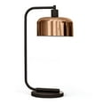 thumbnail image 2 of Evelyn&Zoe Cadmus 20-1/2 in. Blackened Bronze Table Lamp with Copper Shade, 2 of 12