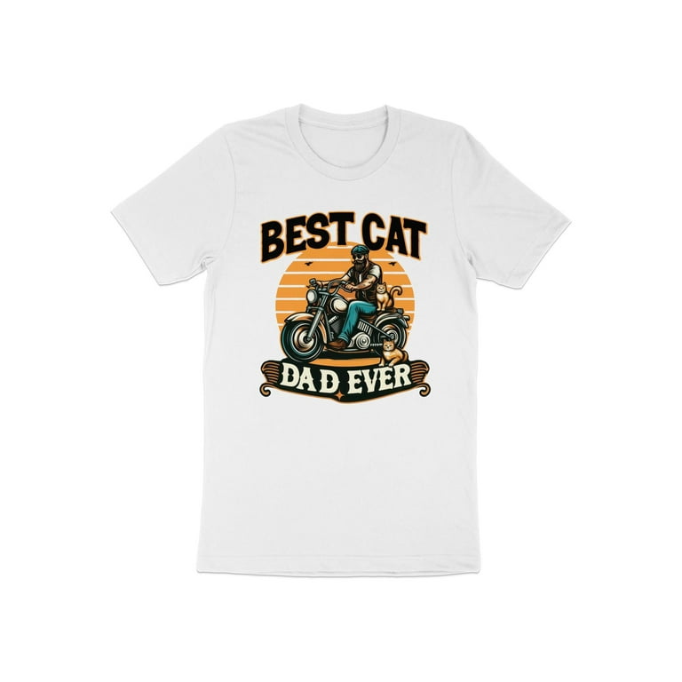Best Cat Dad Ever. Papa Birthday Father's Day Gift T-Shirt Best Cat Dad Ever. Papa Birthday Father's Day Gift T-Shirt