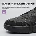 thumbnail image 3 of SPIEZ Non Slip Work Shoes for Women, Water-Repellent Oil-Resistant Sneakers for Kitchen, Food Service, Healthcare, Hotel, and Retail Industry Workers, Black Size 9, 3 of 9